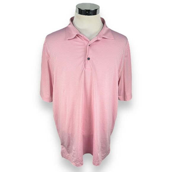 Peter Millar Summer Comfort Polo Shirt Men’s XL Drexel University Medicine Pink - Picture 1 of 10